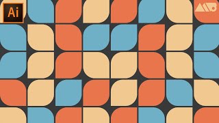 How to Make a Retro Geometric Leaf Pattern in Adobe Illustrator Tutorial