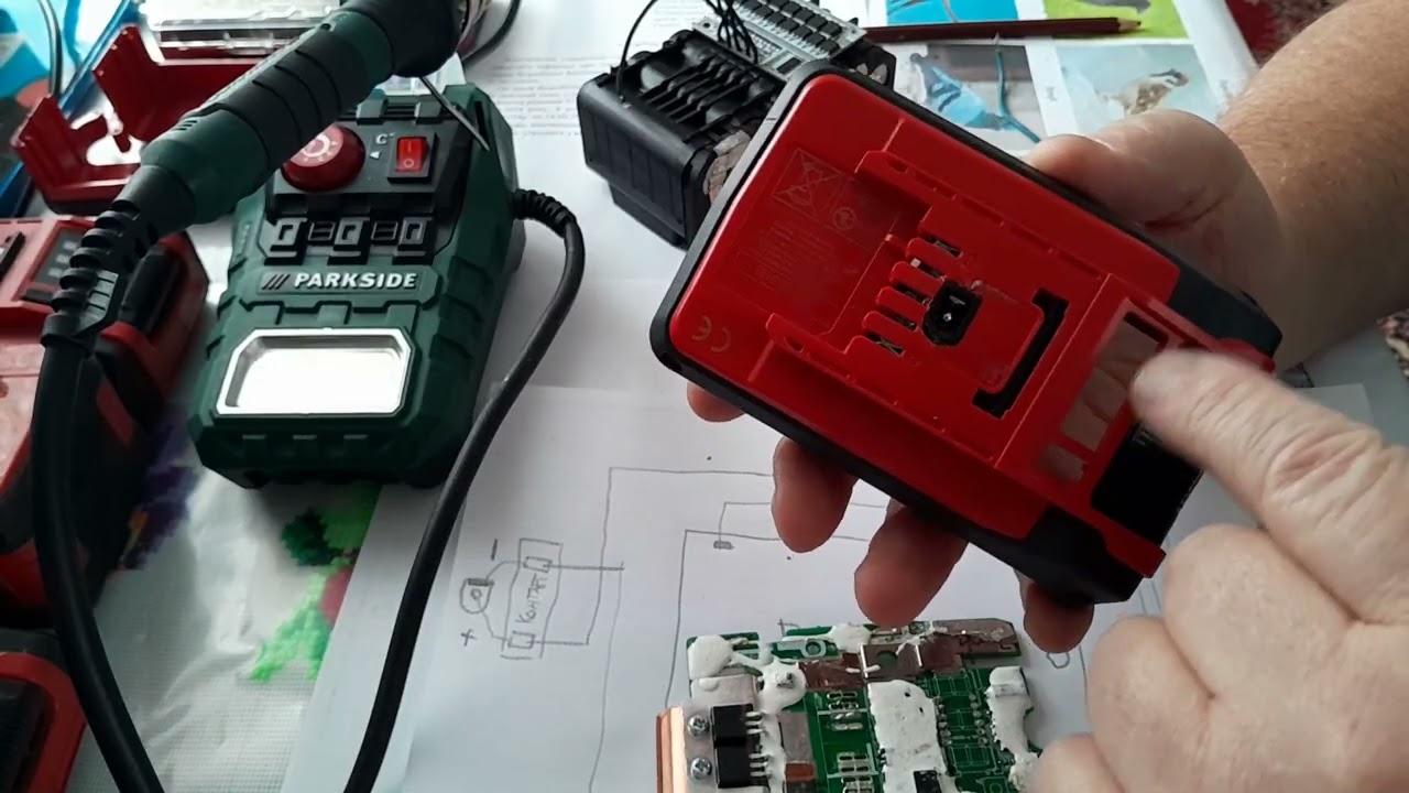 Ремонт акумуляторної батареї Einhell PXC Plus 18 В Li Ion 6 Ач