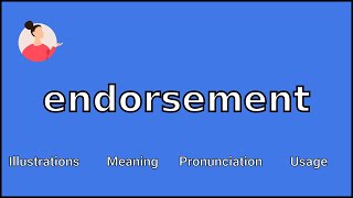 ENDORSEMENT - Arti dan Pengucapan