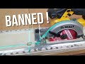 Festool wants to ban this (DIY Track Saw circular saw guide jig)