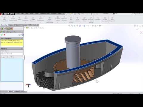 SOLIDWORKS - New in 2014: Bounding Box Mirror