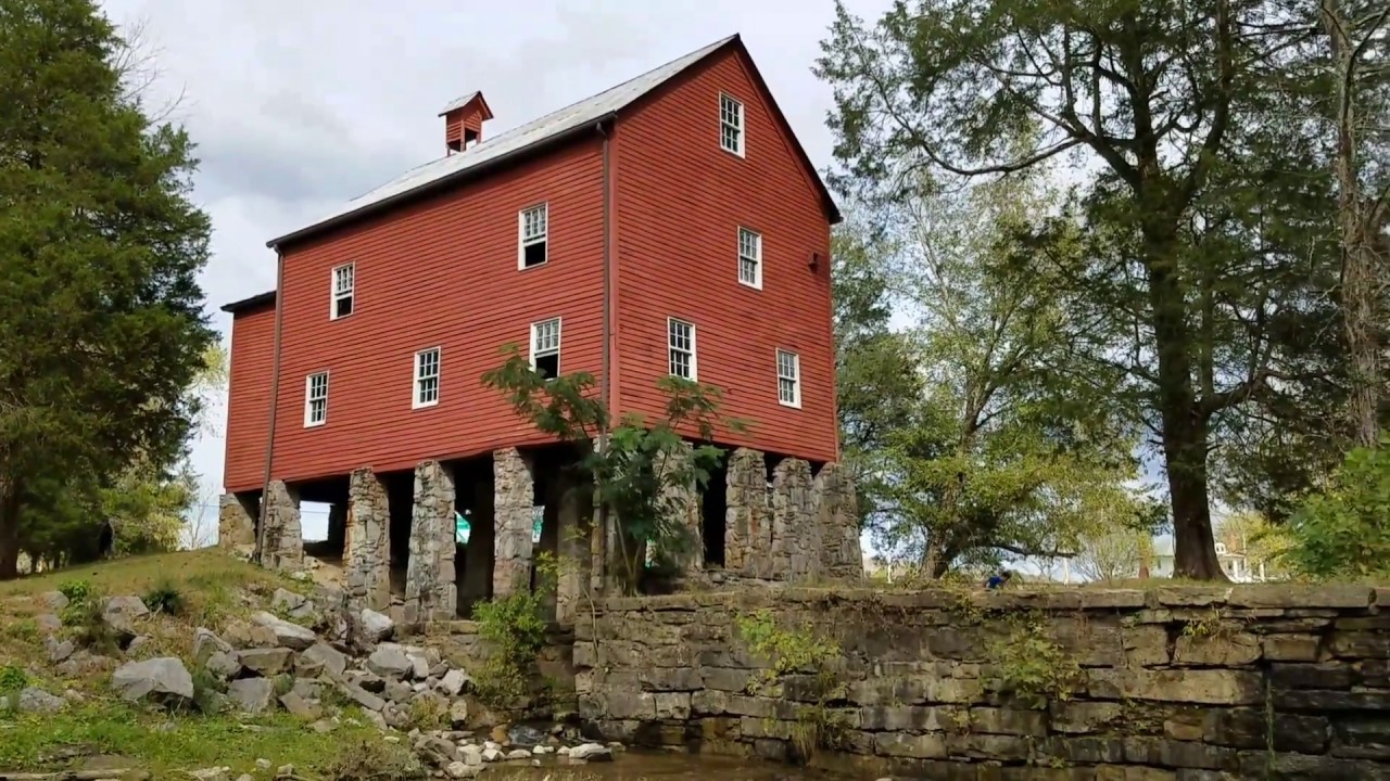 Gristmill waterfall Sgt. Alvin C. York State Historic park in Pall