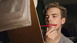 ASMR professionally drawing you in 1 minute