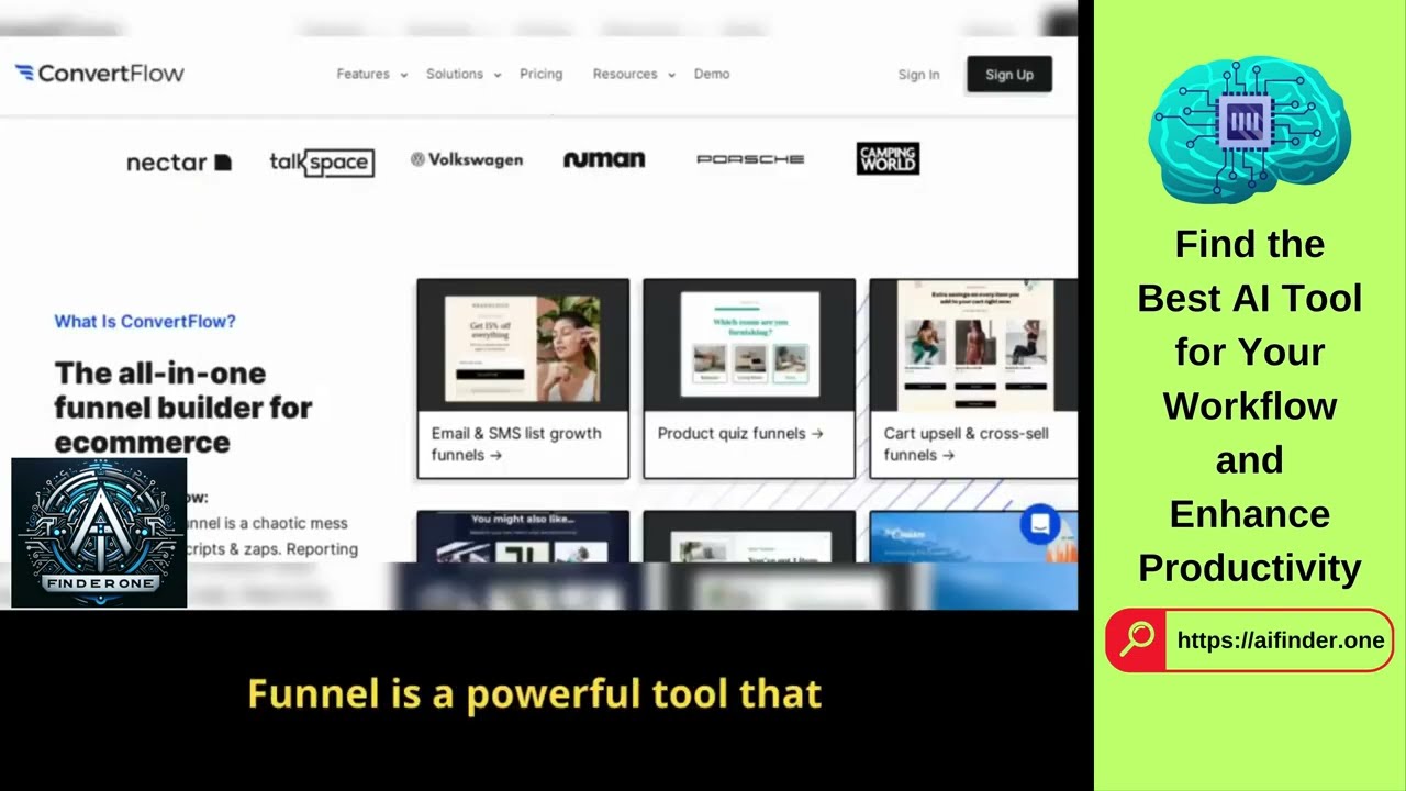 Convertflow AI Tool - Comprehensive Ecommerce Funnel Builder