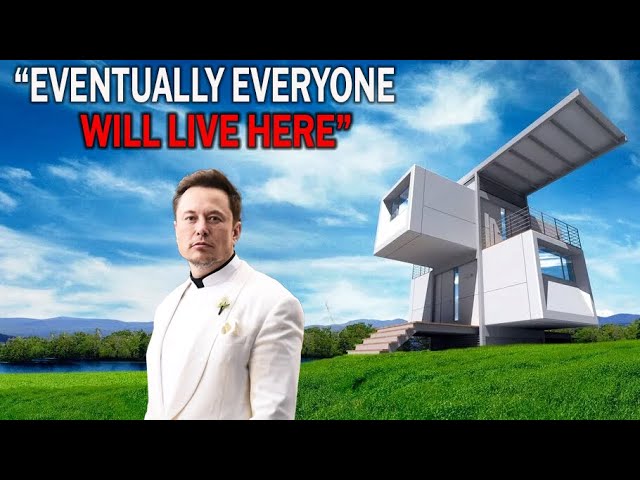⁣Why Elon Musk Lives in a $55,000 Home - 10 minutes one house!