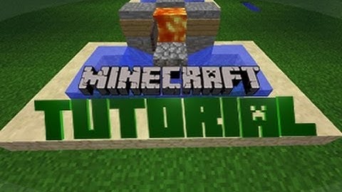 Minecraft Tutorial Efficient Cobblestone Generator [1.3.2]