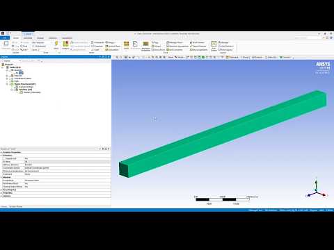 How to import a SolidWorks part into Ansys Workbench (Version 2019 R3)