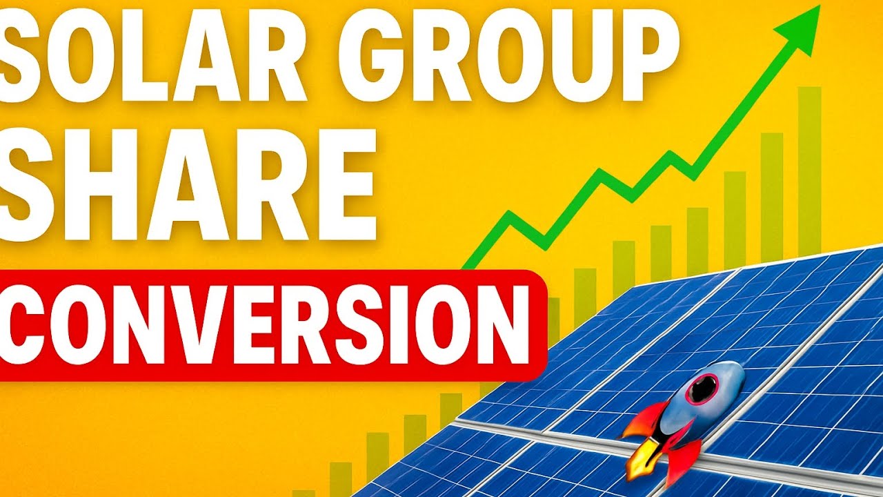 Conversion of the Solargroup shares Part- 1