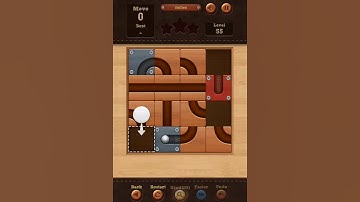 Roll the Ball slide puzzle Skilled Pack Level 55 Solution