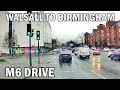 🇬🇧 Motorway Drive Into The City Via M6 | Real POV In 4K