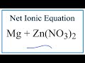 Ionic Equations and Reaction Types