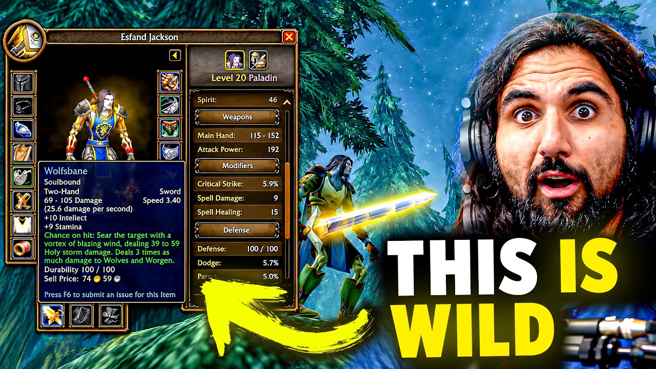 Thumbnail for It's Time To Get Wolfbane... The Most Powerful Paladin Weapon In WoW Forever