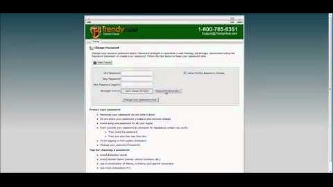 Changing cPanel Password