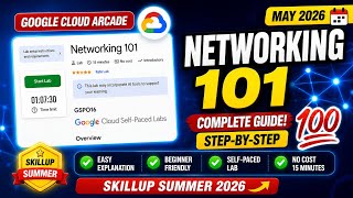 Networking 101 | Google Cloud Arcade lab | MAY 2026 #GSP016 #qwiklabsarcade2026 