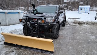 Fisher Homesteader Plow Upgrades You Must do! And the Tacoma In action Plowing...