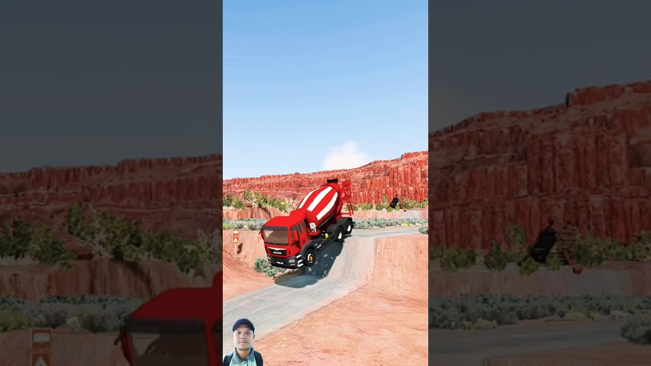 Mix Colour Cement Trucks vs Unfinished Road ‼️ 