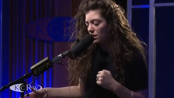 Lorde – Tennis Court Live on KCRW Morning Becomes Eclectic 2013
