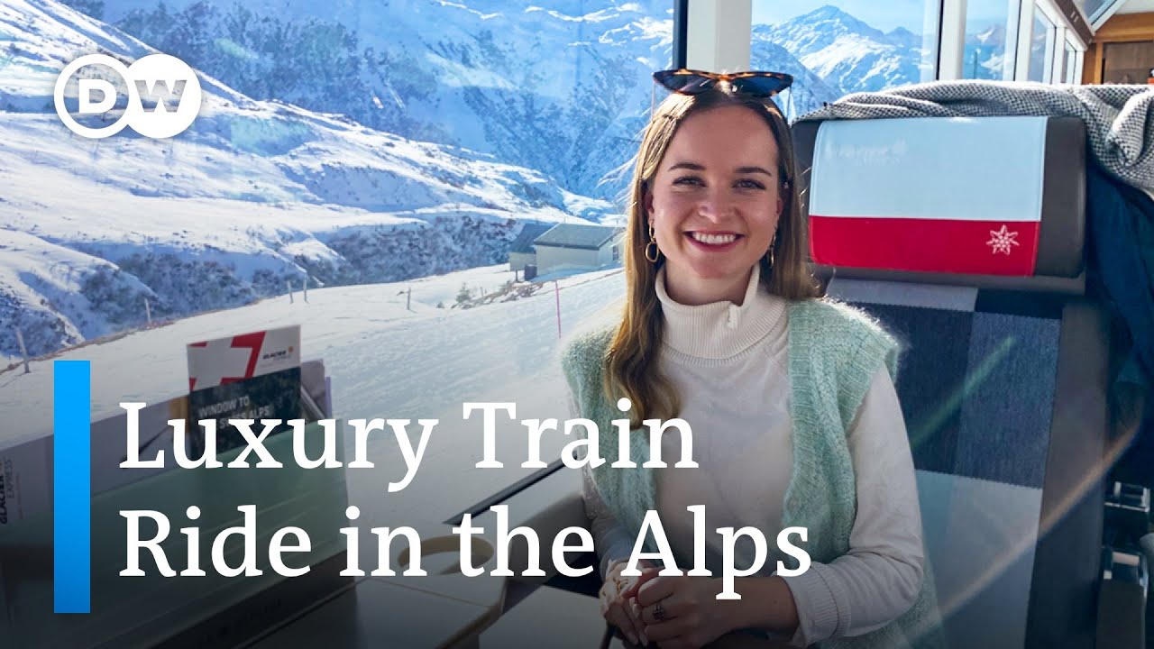 ⁣Glacier Express in Switzerland: Hannah Hummel's Luxurious Journey Through the Alps
