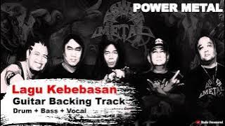 Power Metal - Lagu Kebebasan (HQ Guitar Backing Track)