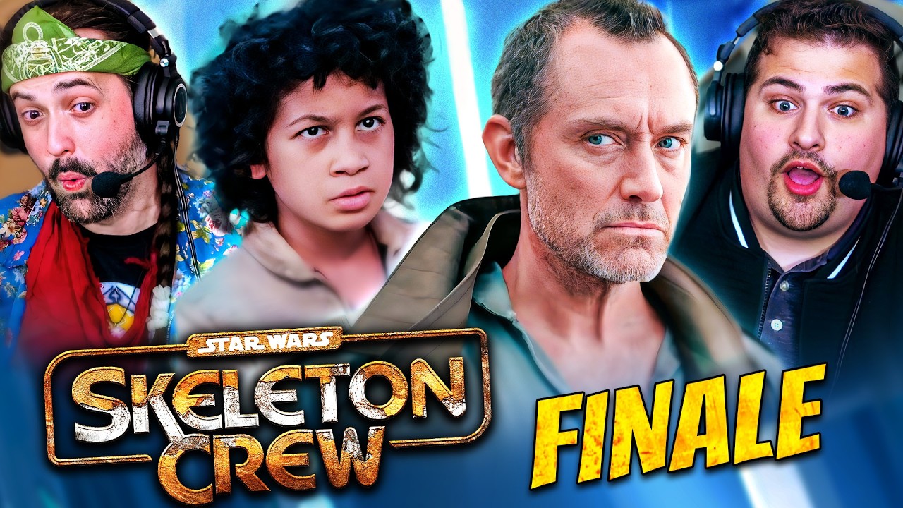 SKELETON CREW Episode 8 REACTION!! Star Wars Breakdown & Review | Jude Law | Finale | Disney Plus