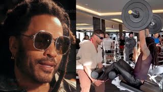 Lenny Kravitz Explains Leather Pants Workout Attire