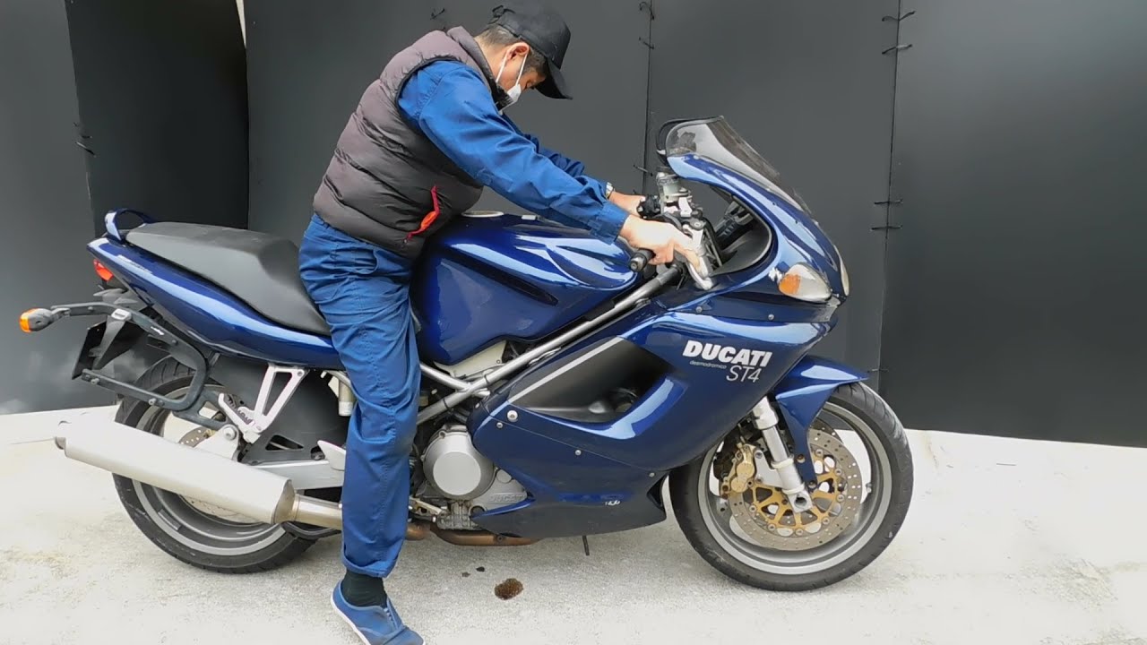 車体販売】愛媛発☆ DUCATI ST4 青色ブルー エンジン一発始動