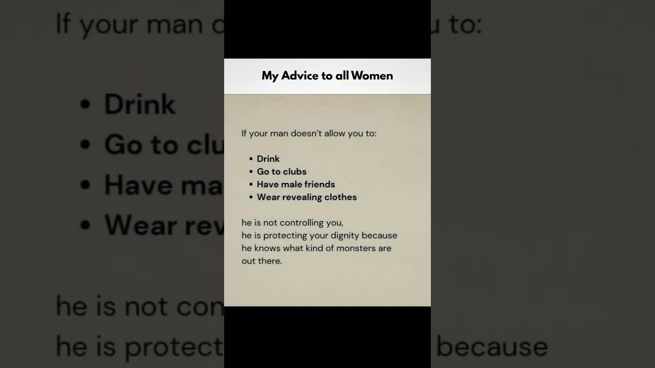 My Advice To All Women Dicipline Motivation Motivationalquotes