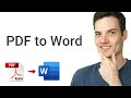 How to Convert PDF to Word