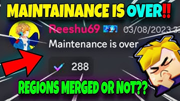 Maintenance Is Finally Over* REGION UPDATE GONE*??🤔