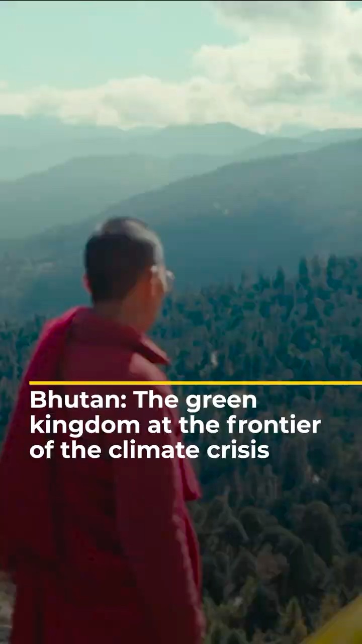 Bhutan: The green kingdom at the frontier of the climate crisis | AJ #shorts