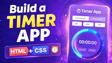 Build an Animated Timer App Using ONLY HTML & CSS 😱 | No JavaScript