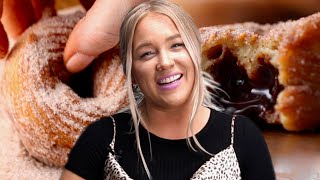 Alixs Chocolate-Stuffed Churro Donut Tasty