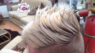 Ladies Shaved Restyle Haircut With Clippers.