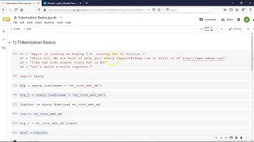 Tokenization Basics with NLP Spacy : Natural Language Processing - 2
