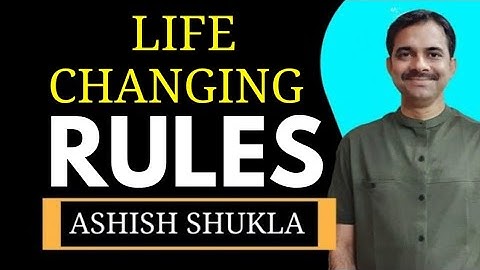 Life badalne ke 10 atoot niyam || Ashish Shukla from Deep Knowledge