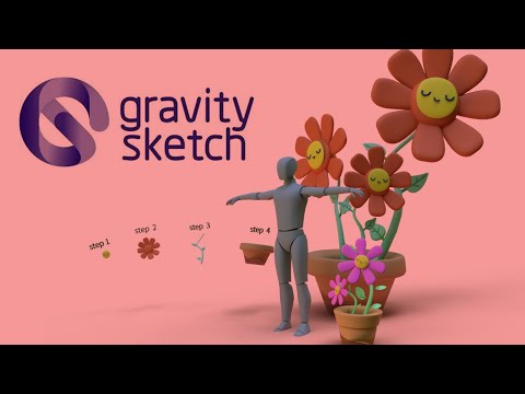 4 Steps for Beginners using Gravity Sketch on Meta Quest 2 - 3D Modeling