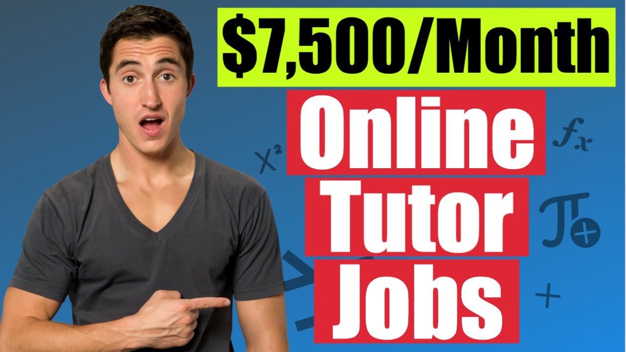 Download Earn $7,500 Per Month with Online Tutoring Jobs (Math + All Subjects) | Work From Home Jobs 2021