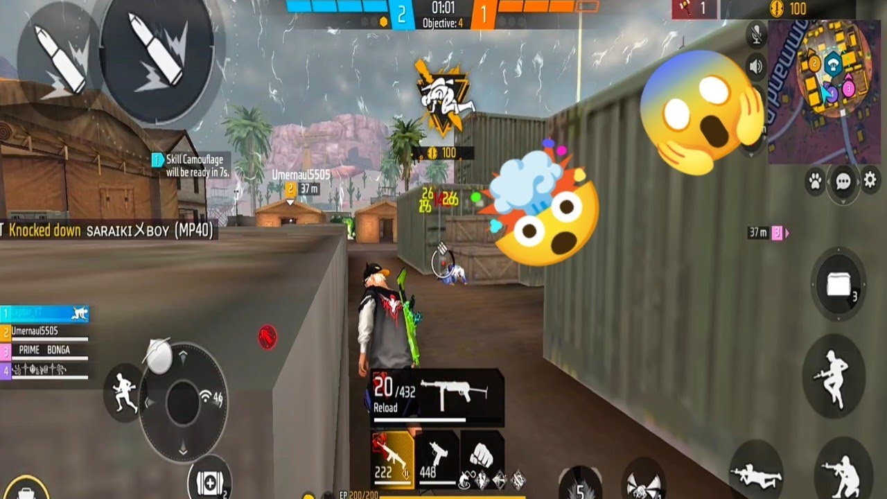 No Easy Rounds | CS Ranked Match Gameplay – Free Fire