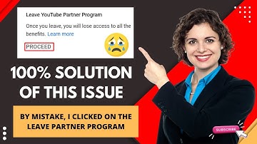 How to fix Leave YouTube Partner Program Issue | How to Solve under Review Problem