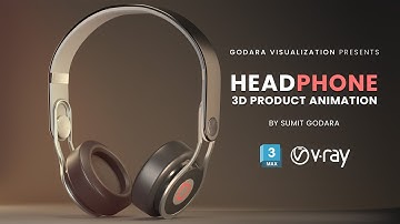 Stunning Headphone 3D Animation | Created in 3ds Max | Visual Masterpiece