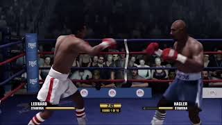 Sugar Ray Leonard Vs Marvin Hagler REMATCH how it would look like fight night champion