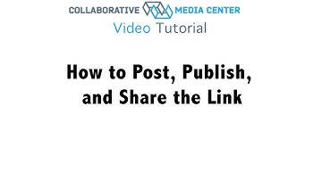 How To Create, Publish and Share a Post in Wordpress