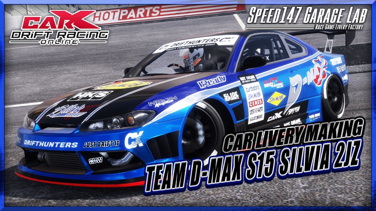 【CarX Drift Racing Online】CAR LIVERY MAKING vol.35〈TEAM DMAX S15