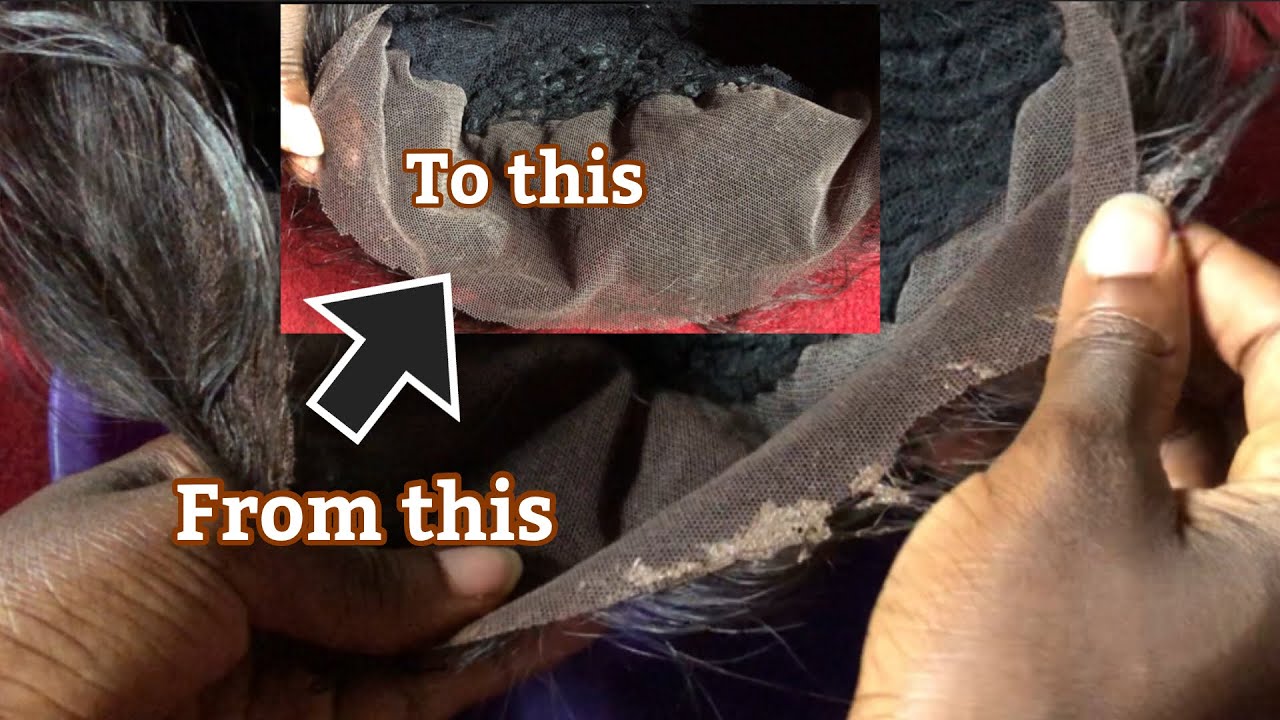 How To Remove Ghost Bond Glue From Lace Wig. Super Easy Method With