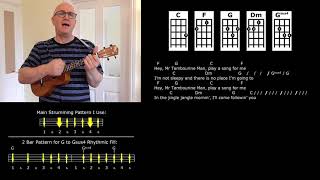 Video thumbnail of "Mr Tambourine Man - Bob Dylan - Ukulele Strum-Along Lesson - Jez Quayle"