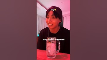 An army asked Jungkook to smile if he is real 😂😭 #jungkook #jk #jungkook_3d #btsarmy #shorts