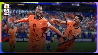 Virgil Van Dijk Goal Netherlands 2-2 Japan Fifa World Cup 2026