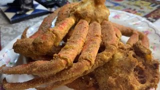 How To Deep Fry Alaskan Snow Crab Legs Clusters