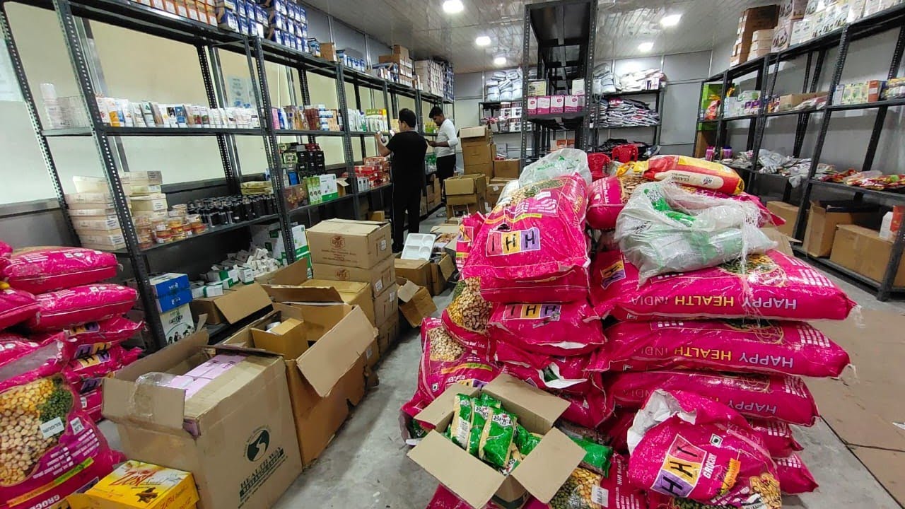 HHI siliguri warehouse visit 800+ products TeamTSF Abhijit Roy