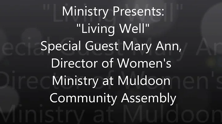 Living Well with Mary Ann from MCA